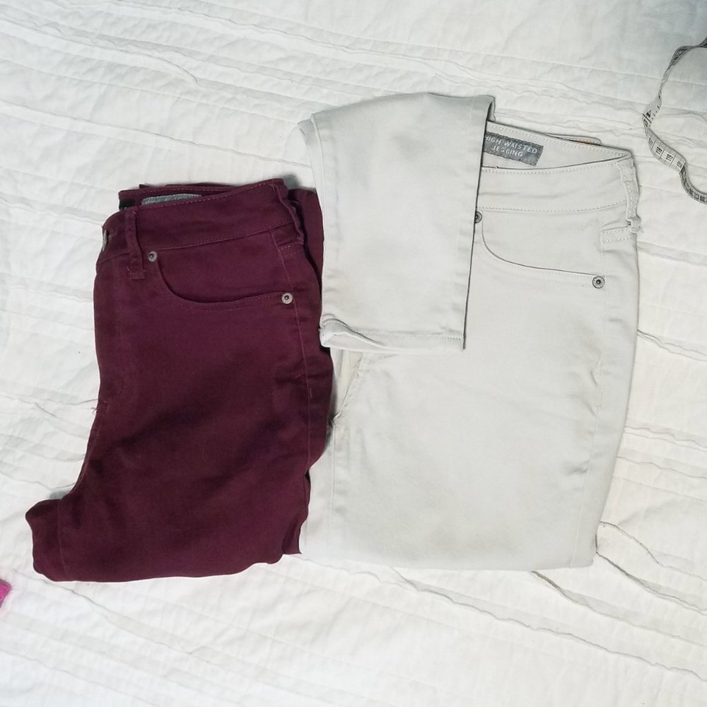 Aeropostale high waisted jeggings 2 piece set